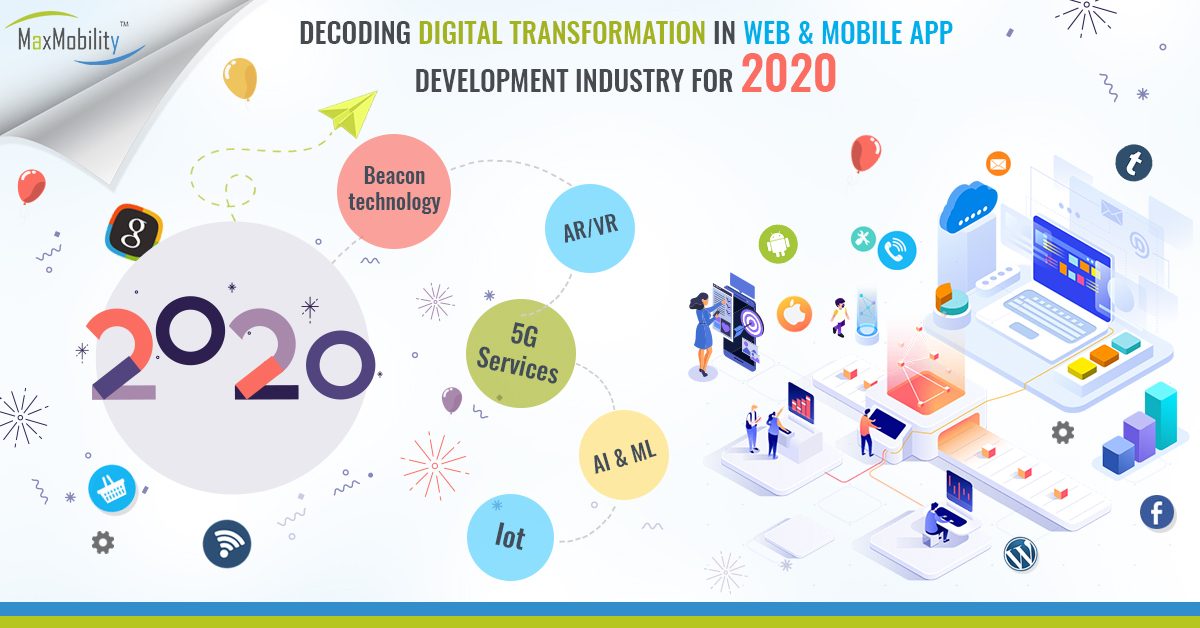 Decoding Digital Transformation in Web and Mobile App Development Industry for 2020 | Maxmobility